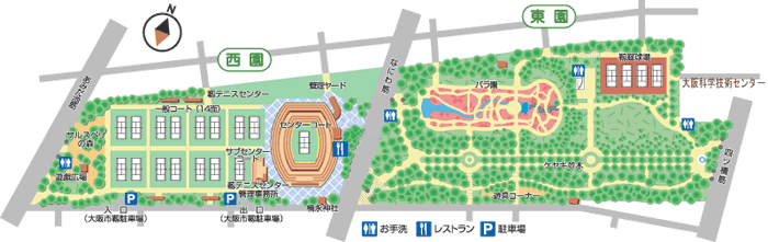 靭公園マップ